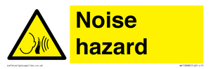 Warning: Noise hazard